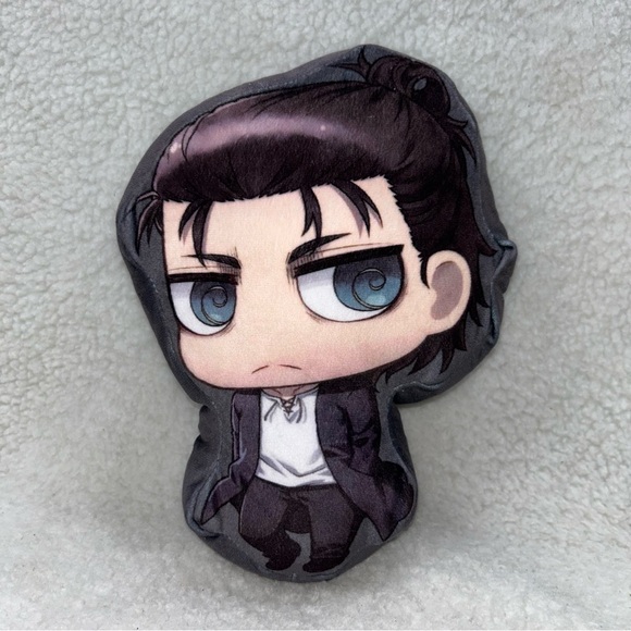 Anime plush 10" pillow Eren Jaeger 2022 Attack on Titans Crunchyroll - Picture 1 of 6